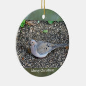 Rouwende Duif Foto Ornament (Rechts)