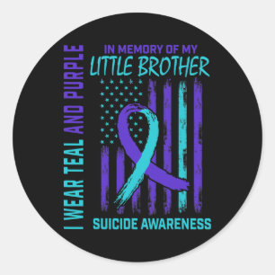 Rouwende geschenken Verlies van Little Brother Sui Ronde Sticker