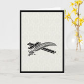 rouwende Kaart (Gele Bloem)