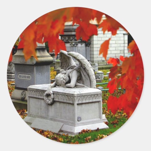 Rouwengel Sticker (Voorkant)