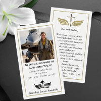 Rouwfotoprayer voor Piloot Moderne Luchtvaart