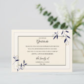 rouwkaart bedankkaart (Staand voorkant)