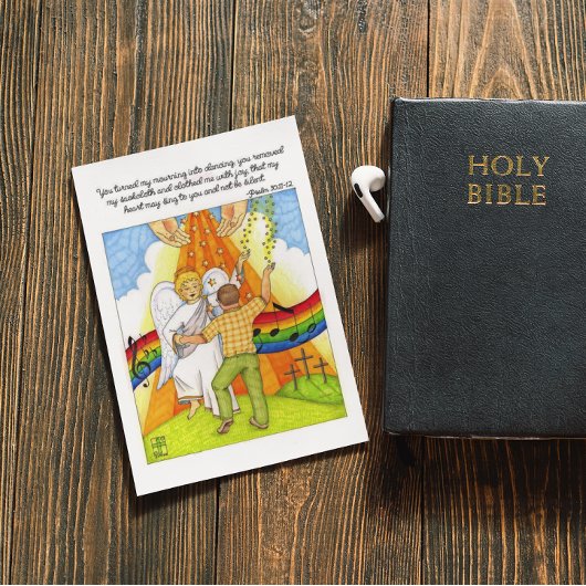 Rouwlied Inspirerend Post Kaart