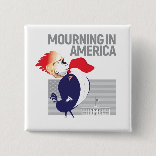 rouwtijd in de Amerikaanse Button (Voorkant)