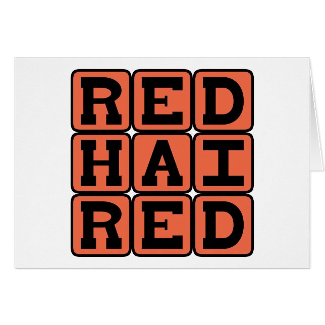 Roux aux cheveux rouges (Devant horizontal)