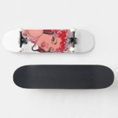 Roux aux écouteurs skateboard (Horz)