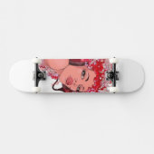 Roux aux écouteurs skateboard (Horz)