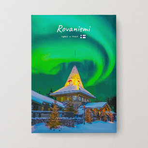 Rovaniemi, Finland - Magische Aurora Button