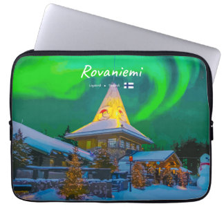Rovaniemi, Finland - Magische Aurora Laptop Sleeve