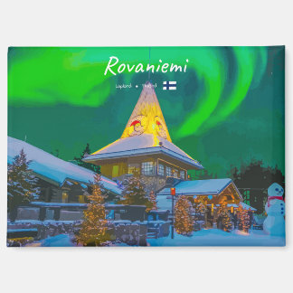 Rovaniemi, Finland - Magische Aurora Magneet