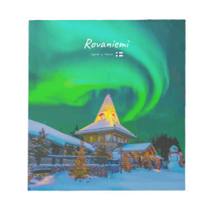Rovaniemi, Finland - Magische Aurora Notitieblok