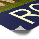 Rovaniemi, Finland, vrouw aan de kust Poster (Hoek)