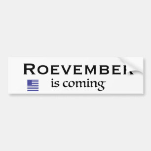 Rovember komt eraan bumpersticker