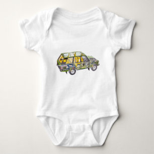 Rover Car Classic  Hiking Duck Romper