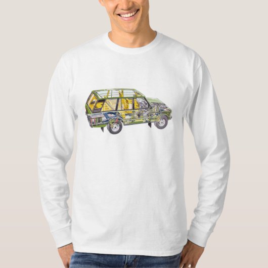 Rover Car Classic Hiking Duck T-shirt (Voorkant)