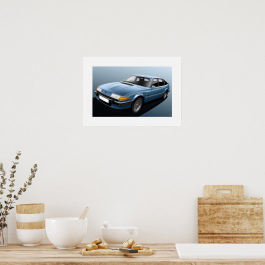 Rover SD1 Vitesse-Poster Poster (Keuken)