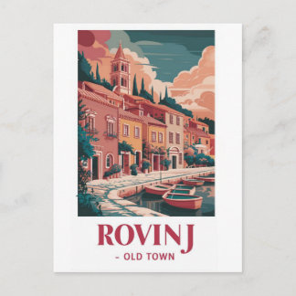 Rovinj, Kroatië - Kustschoonheid Ansichtkaart: Cap Briefkaart