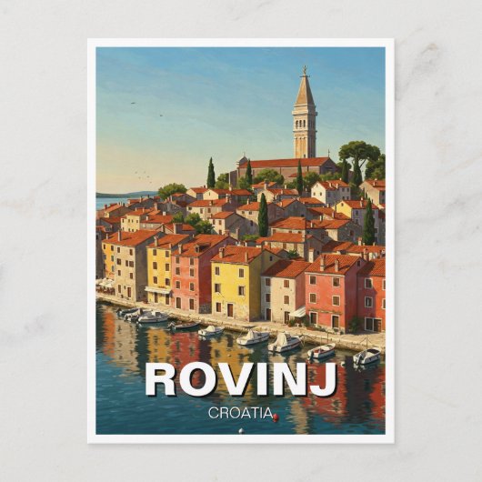 Rovinj Kroatië Reizen Briefkaart (Voorkant)