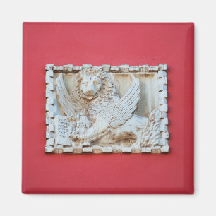 Rovinj Kroatië Venetian winged lion plaque archite Magneet
