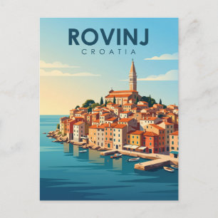 Rovinj Oude Stad Kroatië Briefkaart