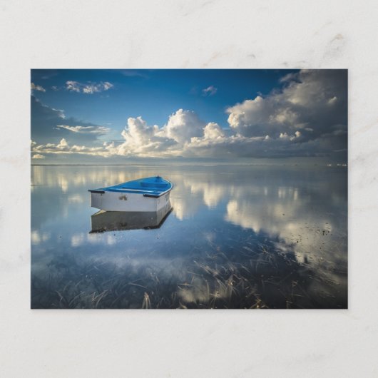 Row Boat op het water Briefkaart (Voorkant)