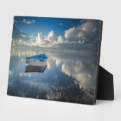 Row Boat op het water Fotoplaat (Zijkant)