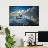 Row Boat op het water Poster (Thuiskantoor)