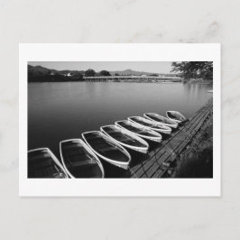 Row Boats bij Arashiyama in het Briefkaart van Kyo