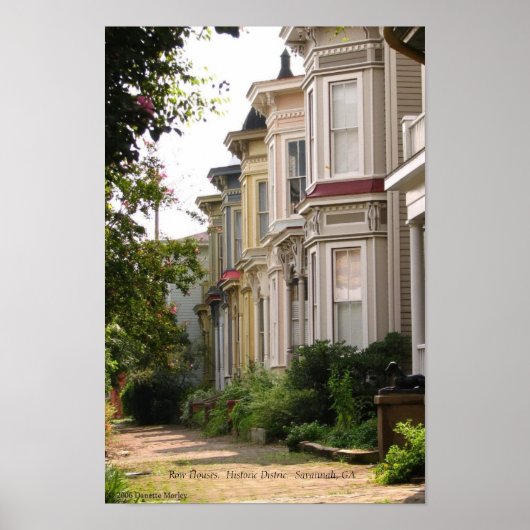 Row Houses Poster (Voorkant)