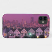 Row-huizen op zonsondergang in San Francisco Case-Mate iPhone Case (Achterkant (horizontaal))