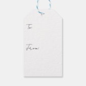 Row Of Houses Cadeaulabel (Achterkant)