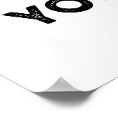 Row Row Row uw geit Funny Animal Pun Poster (Hoek)