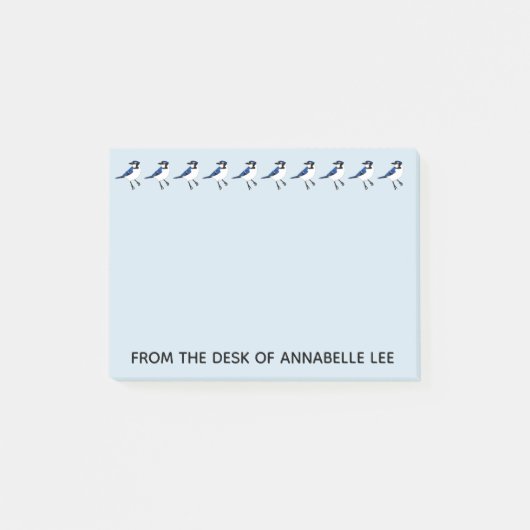 Row van Bluejays personaliseren Post-it® Notes (Voorkant)
