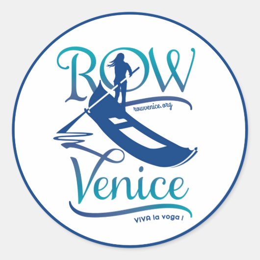 Row Venice Stickers (Voorkant)