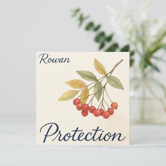 Rowan Beschermingskaart (Staand voorkant)