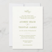 ROWAN | Faire carte de invitation de mariage botan (Devant)