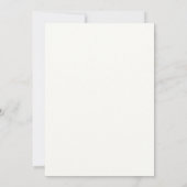 ROWAN | Faire carte de invitation de mariage botan (Dos)