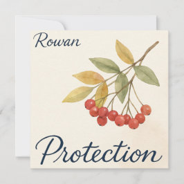 Rowan Protection Card