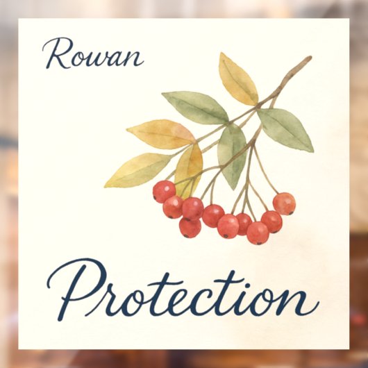 Rowan Protection Raamsticker (Vel 2)