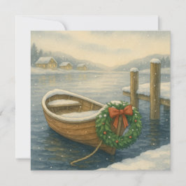 Rowboat Christmas Kaart