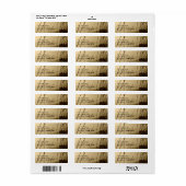 Rowboat in Mist Etiket (Full Sheet)