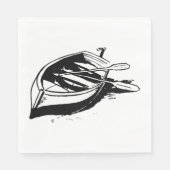 Rowboot Sketch Servet (Voorkant)
