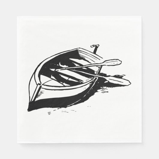 Rowboot Sketch Servet (Voorkant)