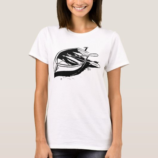 Rowboot Sketch T-shirt (Voorkant)