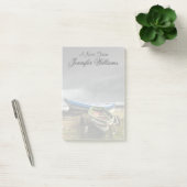 Rowboten op de kust | Engeland Post-it® Notes (Kantoor)