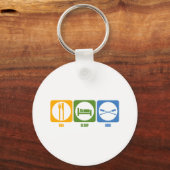 RowChick Eat Sleep Row Sleutelhanger (Voorkant)