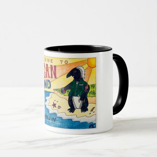 Rowdy Penguin Mug (Devant droit)