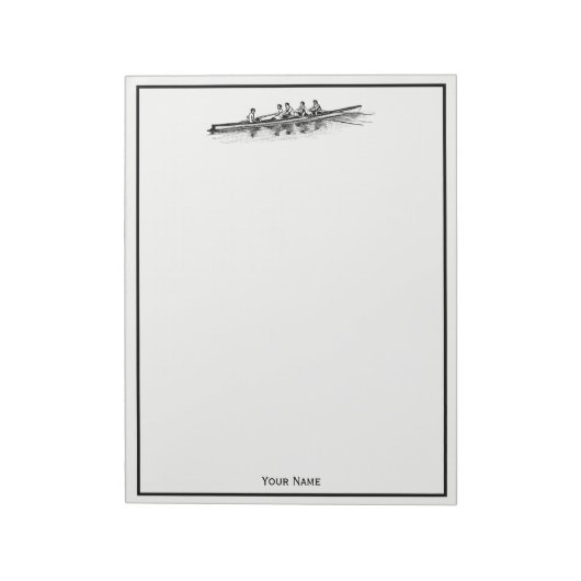 Rowerploeg Watersport Notitieblok (Gedraaid)