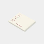 Rowers geïndividualiseerde oar-inspirerende roomma post-it® notes (Schuin)