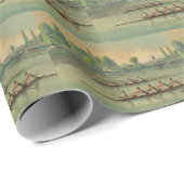 Rowers Race Boat Race Cadeaupapier (Rol Hoek)